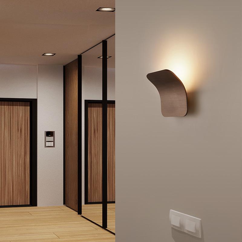 Nordic Modern Minimalist Wall Lamp - Designer Style for Living Room, Bedroom, Hallway, or Stairway.