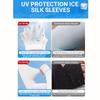 1Pair Summer Ice Silk Long Sleeve Sun Protection Athletic Gloves Driving Sleeves Fishnet Sun Protection UV Elastic Arm Protection