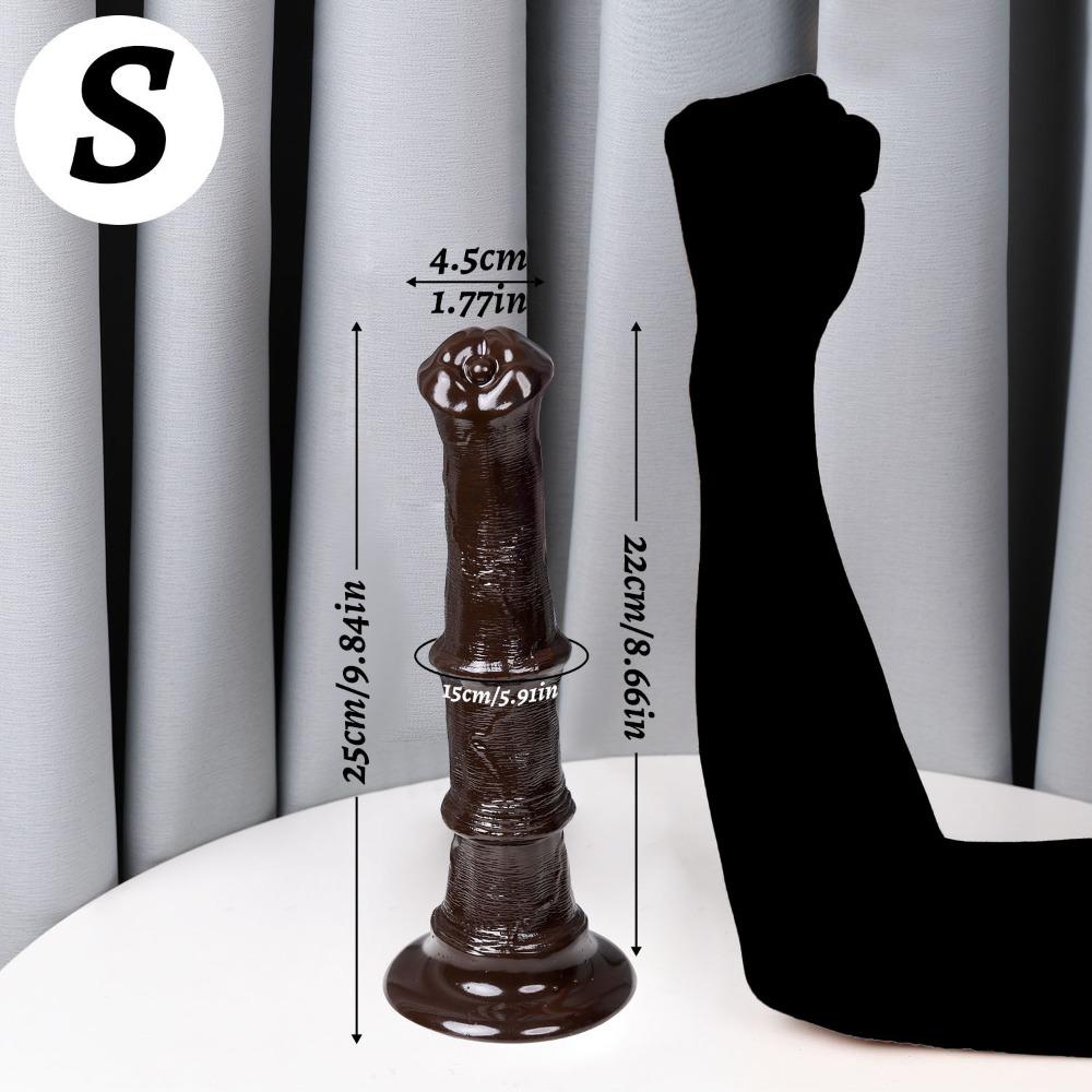 Extra Langes Tierform Penis Spielzeug Flexibles PVC Erwachsene Sex Produkte Unisex Masturbation