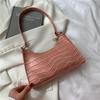 2021 Spring Stone Pattern Underarm Bag - Women's Japanese Fashion Baguette Bag