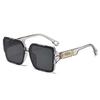 1/3pcs Fashion Oversized Square Sunglasses For Women Men Luxury Alloy Decoration Eyewear Retro Brand Designer Sun Glasses UV400