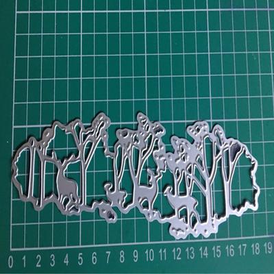Deer Forest Metal Cutting Dies for DIY Scrapbooking Album Paper Cards Decorative Crafts Embossing