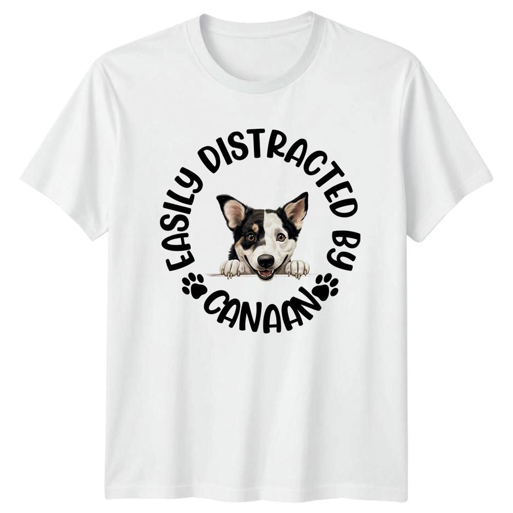 Easily Distracted By Canaan Unisexs TShirt Unisexs Tee Graphic Unisex Top S