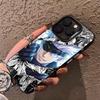 Fajne etui na telefon Jujutsu Satoru Gojo Dla IPhone 17 Pro Max 16 15 14 13 11 12 Mini Xs Xr 8 Plus Se Kolor Srebrna Pokrywa