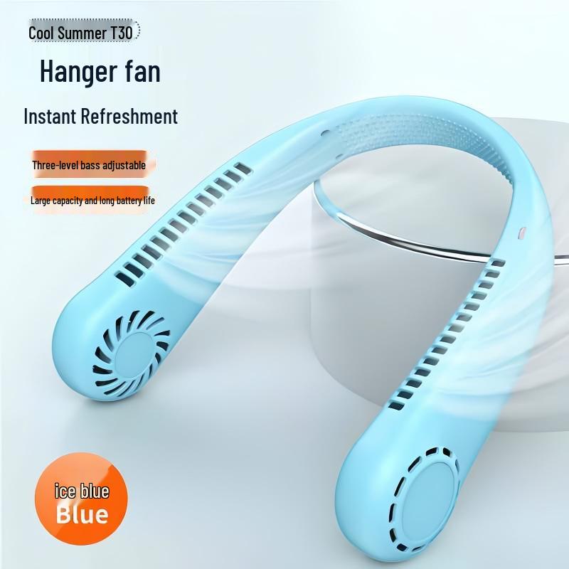 Portable Long Neck Battery-Powered Quiet Cooling Fan