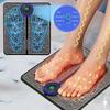 EMS Pulse Foot Massager  8 Modes 19 Level USB Charging Sole Massage Pad for Feet Muscle Stimulation Relaxation