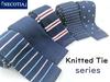 [NECOTIA] Amazon Exclusive Brand Knit Tie for Men - Cool Biz, Striped, Formal, Casual, Stylish (B)