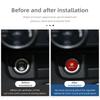 CYJAU1 Car Alloy Cigarette Lighter Plug Cover Dust Protection Cap For Alfa Romeo 159 Giulietta 156 147 Giulia Mito GT Stelvio Spider