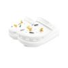 Crocs Crush Clog EVA Popcorn Puff Shoes Casual and Comfortable Hole Shoes Unisex White