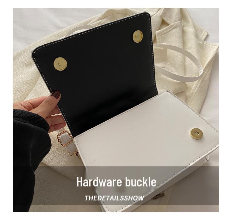 Solid Color Women's Crossbody Bag - 2024 Spring/Summer Fashionable Versatile Single Shoulder Bag