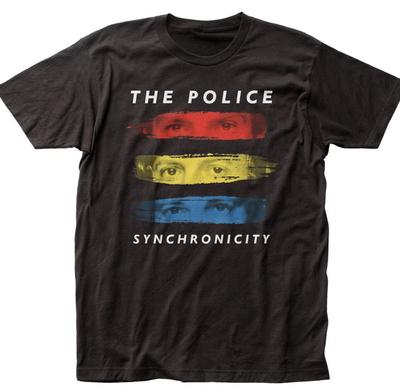 The Police Ghost Synchronicity Concert Herren T-Shirt Rock And Roll Band T-Shirt Schwarz Unisex T-Shirt