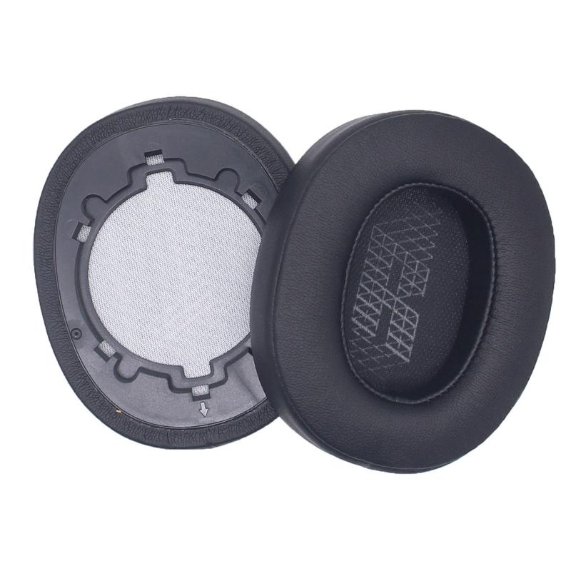2 Pieces Earpads Repalcement Protein Leather Ear Pads Cushion for JBL Live 500BT Wireless Over-Ear Headphone