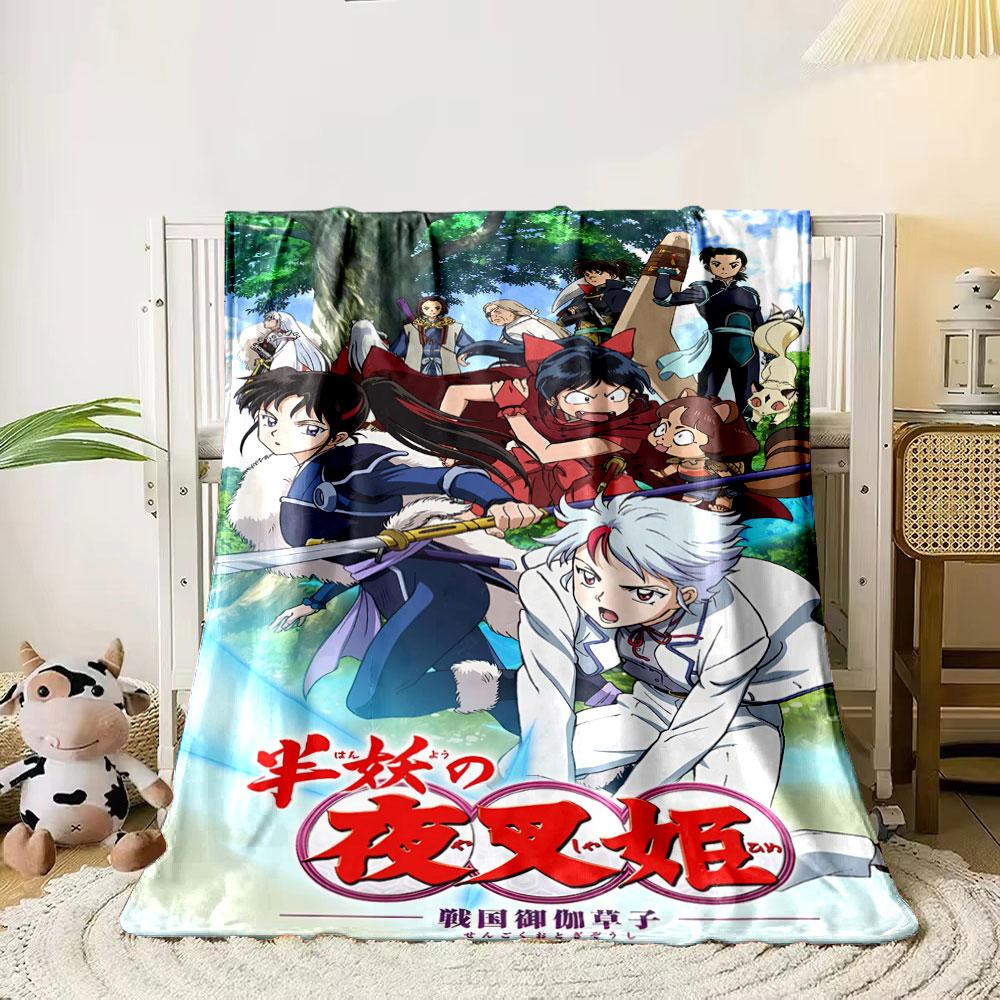 

The main pattern shows colorful anime characters in an action-filled scene. for all seasons blanket lunch break throw gift 80cm x 120cm