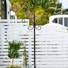 Cross-Border Iron Shepherd's Hook Double Garden Lamp and Plant Holder