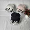 Knitted Hat Women's Autumn and Winter Warm Bag Head Cold Hat Versatile Street Trendy Brand Wool Hat Concave Shape Shows Small Face