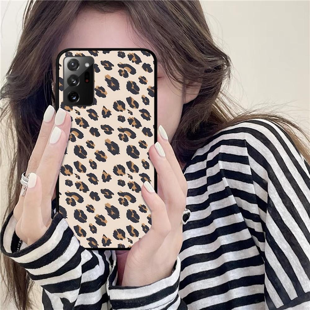 Leopard Print Phone Case For Samsung Note 8 9 10 20 Pro Plus Lite M 10 11 20 30 21 31 51 A 21 22 42 02 03