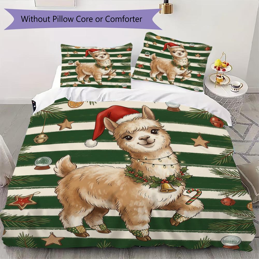 Royal Canine Fashion Pattern Bedding uilt Set uilt Cover Pillowcase Home Decoration Birthday Gift (1 * duvet cover + 2 * pillowcase without core)_XIA