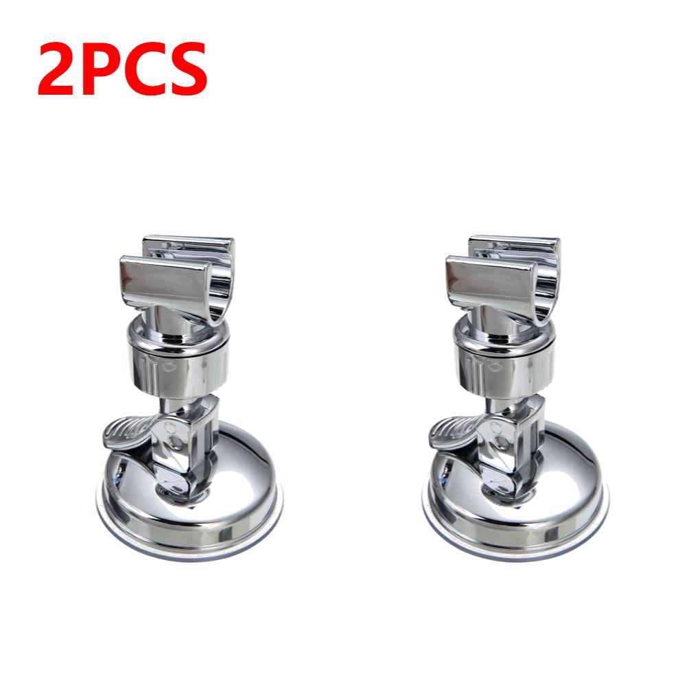 1-3PCS Universal Adjustable Hand Shower Holder Suction Cup Holder Full Plating Head Bathroom Bracket Stable Rotation Suction