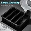 Ice Cube Tray Silicone Ice Cube Mold Long Square Ice Cube Maker Ice Tray Rectangular Ice Mould Ice Cream Tools Kitchen items