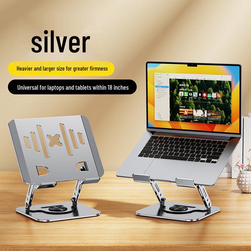 Portable Rotatable Laptop & Tablet Stand with Cooling Base