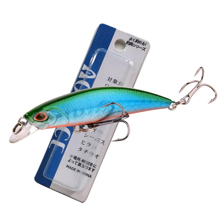 1Pcs Laser Slow Minnow Fishing Lure Wobbler Crankbait Isca Artificial Hard Bait Carp Mini Fishing Lures Pesca Tackle