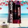 Victor Boniface Print Beach Towel, Large Soft Quick Dry Towel for Beach Camping Swimming