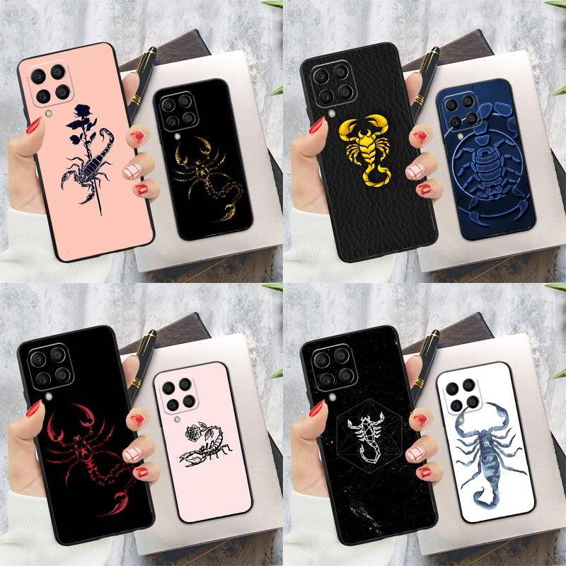 Animal Scorpio Case For Samsung Galaxy M15 M55 M13 M23 M33 M53 M31 M51 M14 M34 M54 M20 M30s M12 M32 M52