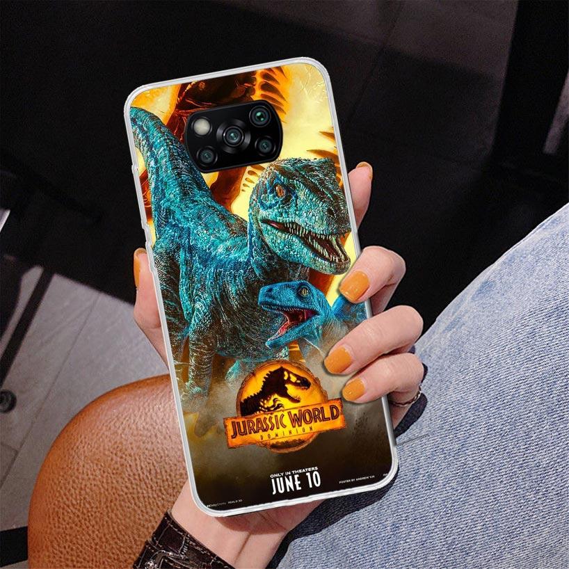 J-Jurassic Park Dinosaur World Phnoe Case for Xiaomi Poco X5 X6 X7 Pro X4 Gt F7 Ultra M8 M7 Redmi 15C 15 13C 13 12C 12 Unique Co