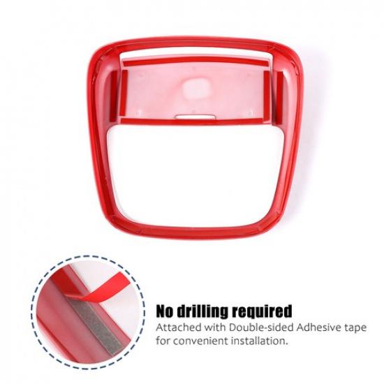Front Reading Light Lamp Decor Cover Trim fit for Jeep Grand Cherokee 2011+ Red