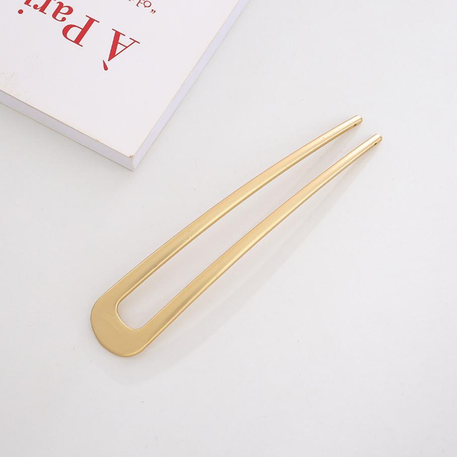 Koreanische Metall Haarstäbe Damen Haarnadeln Elegant Schlicht Einfarbig Haarspangen Mädchen Haarstäbe Haarschmuck Haarnadel Neu