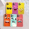 Funny Face Phone Case For IPhone 17 16 15 14 13 11 12 Pro Max 16 Plus Transparent