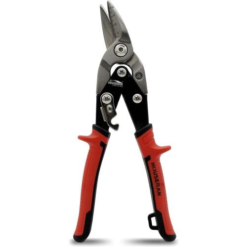 HOUSERAN All-Purpose Scissors, Sheet Metal Scissors, CR-MO Metal Scissors, Heavy-Duty Metal Scissors, Metal Cutting, Bulky Waste Dismantling, Multipur