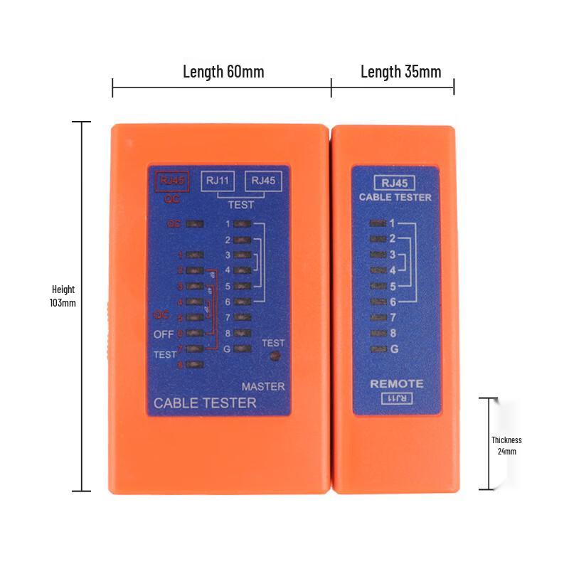 

Yuante Network Cable & POE Tester CN plug (adapter included)