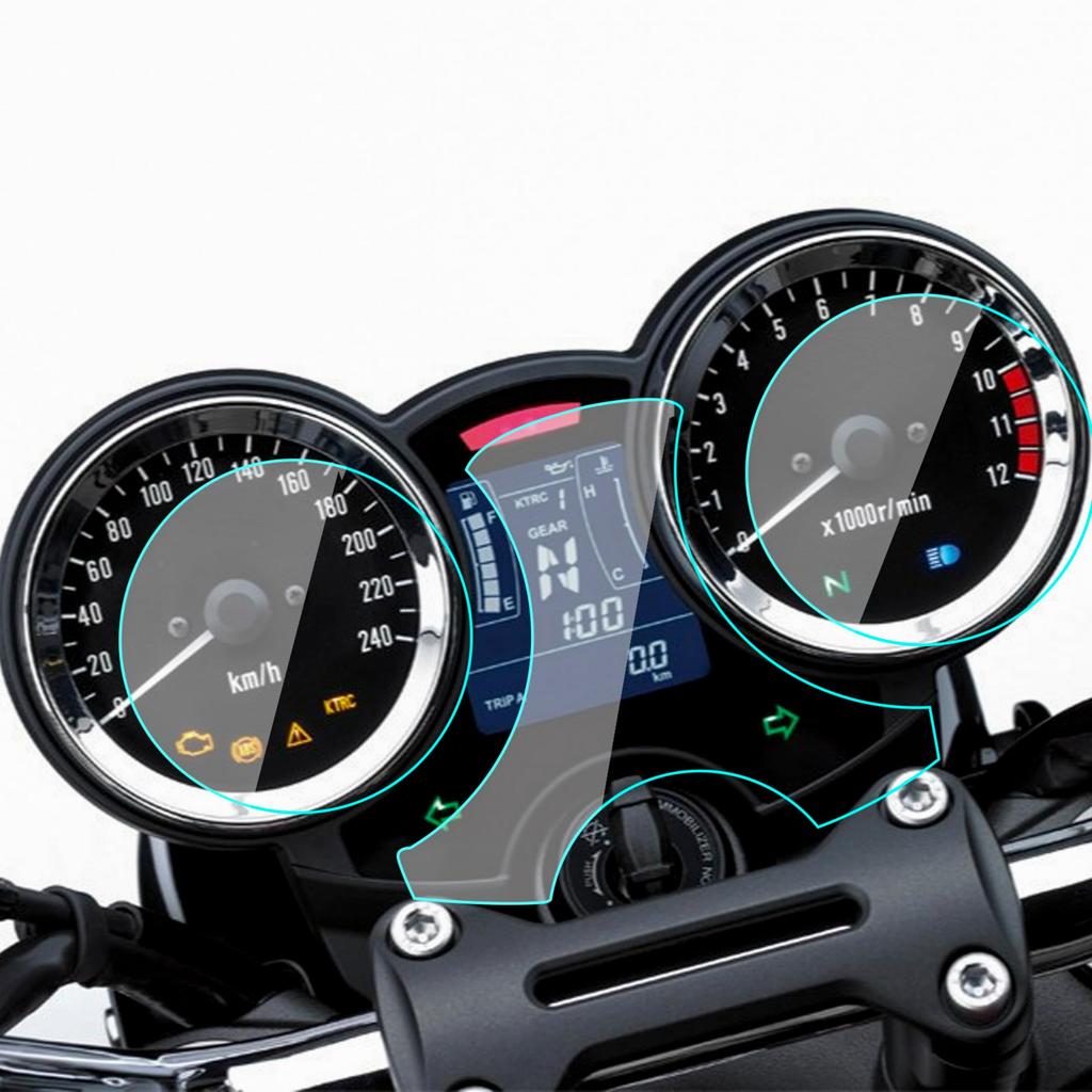 [Set of 2] Meter Protective Film for Kawasaki Z900RS CAFE Z650RS 2018 2019 2021