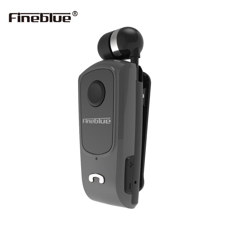 Jialan F920 Retractable Bluetooth Earphone, Wireless Fast-Charge, Clip-On Design for Business and Gaming