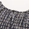 Shop   Womens Cube Smoke Banding Long Sleeve Flare Long Dress Navy Cp Wdr 1558