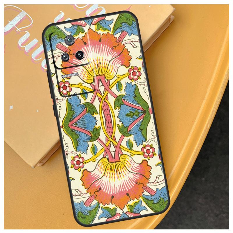 William Morris Lodden Funda For Xiaomi 17 Pro Max 15 14 Ultra 13T 14T 15T POCO X7 Pro X5 X6 F5 F6 F7 F8 Ultra Case