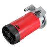 12V 150DB Automotive Electrical Horn Air Pump Horn Air Compressor Horn Red Silver Motor Loud Compressor For Truck Van Lorry Boat