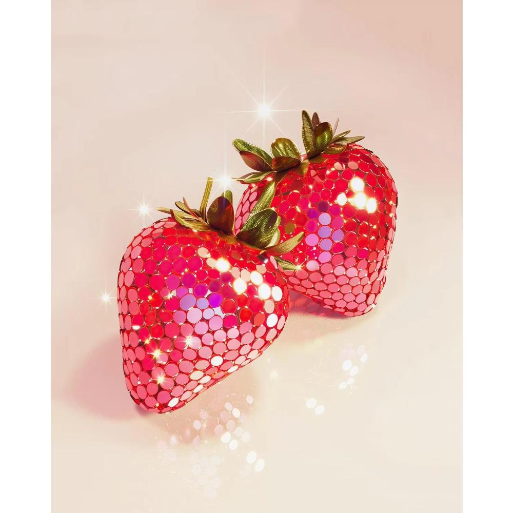 Disco Vintage Cherry Strawberry Blueberry Watermelon Lemon Fruit Art Poster Canvas Paintings Wall Art Pictures Home