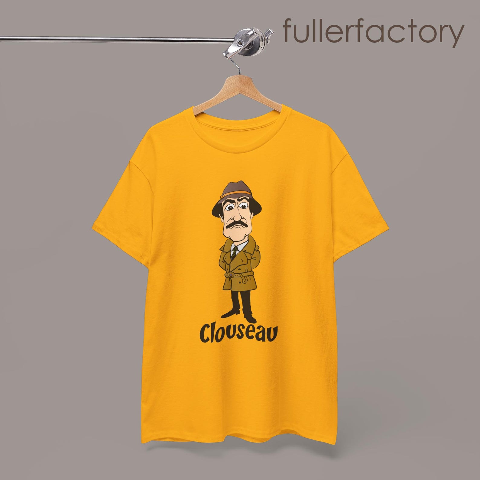 Inspector Clouseau T-Shirt, Peter Sellers Clouseau T-Shirt, Clouseau Cartoon T-Shirt, Peter Sellers fans tee, S