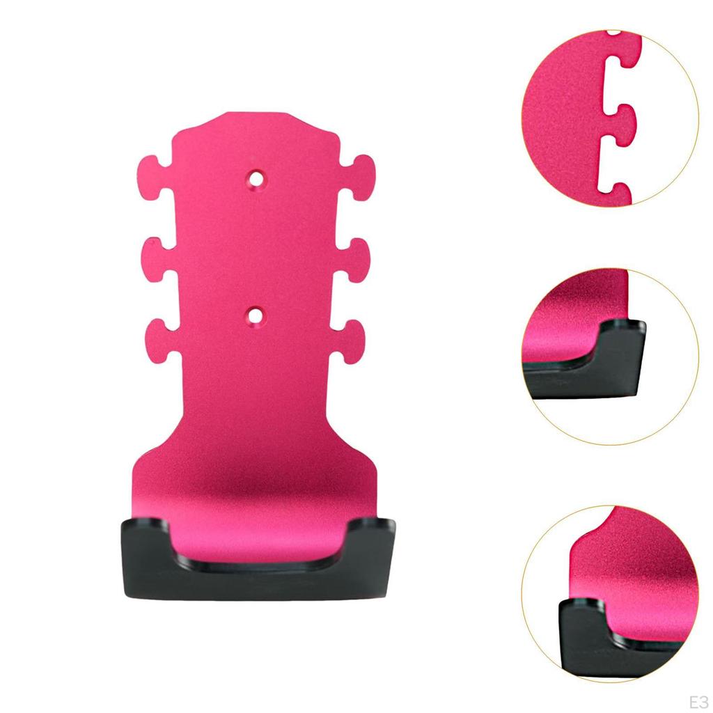 Guitar Wall Mount No Music Instrument Stand Ukulele Holder Aluminum Alloy
