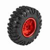 4pcs RC Crawler Rubber Tire Metal Wheel Hub Accessory Fit for 1 10 RC Car 2.2 Inch