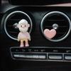 New Car Gift Car Perfume Fragrance Cute Cartoon Air Vent Decoration Car Aroma Diffuser Stone Car Interior Ornament Fragrance