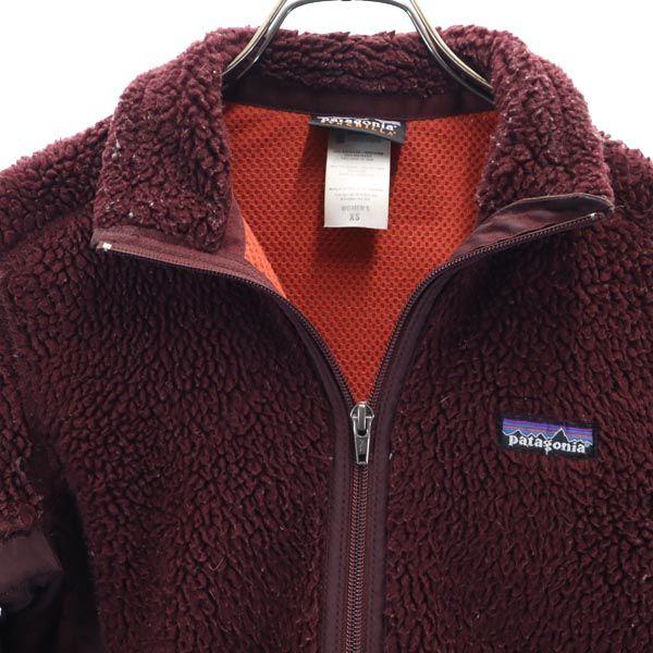 patagonia 23071 Bore Bore Fleece jacket XS Dark red Outdoor Mesh Lining Women Used