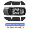 For Tesla Model Y L YL 2026 Side Window Privacy Sunshade Front Rear Windshield Sunshade Visor Outdoor Glass Roof Blind Shading