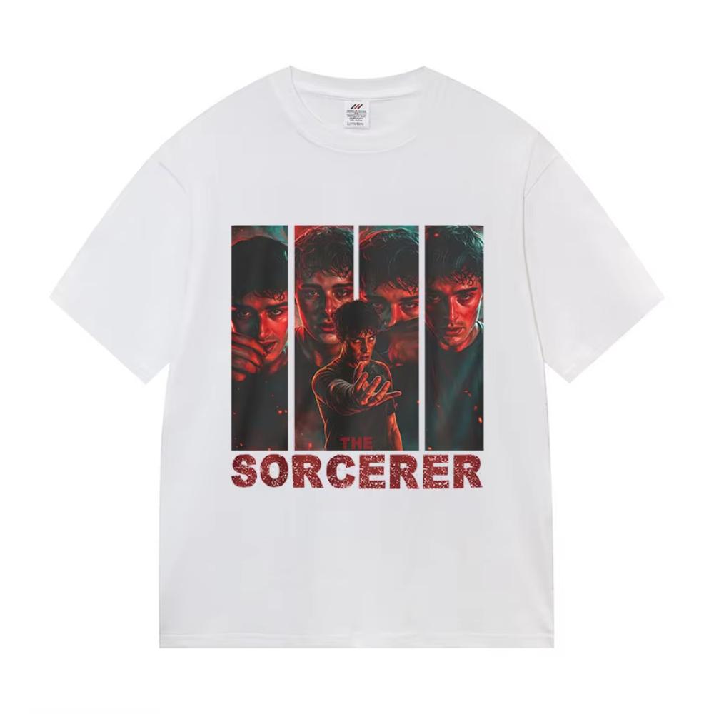Tv Series Will Byers The Sorcerer Graphic T Shirt Men's Vintage Fashion Short Sleeve T-shirt Man Women Cotton T-shirt Streetwear