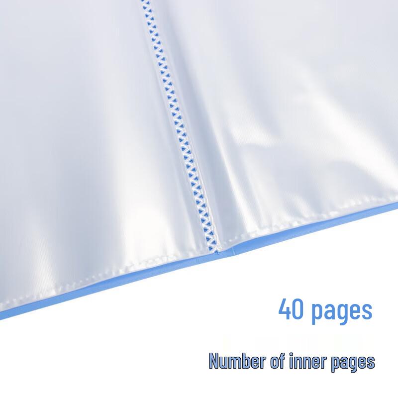 Deli A4 40-Page Document Holder