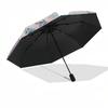 Stitch, Pastel Themed Automatic Opening and Closing Umbrella, Brightly Colored 8-rib Portable Umbrella, Suitable for Men and Women, A Perfect Gift for