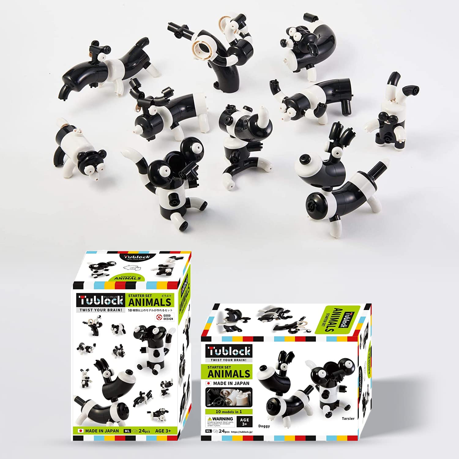 

Стартовый набор Tublock Animals Креативные и образовательные игрушки-конструкторы из кирпичиков для девочек и мальчиков Набор строительных блоков с животными Инновационные изогнутые кирпичики с