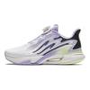 Anta Sapatos de Corrida Versáteis Confortáveis Simples Antiderrapantes de Equilíbrio Leves Absorção de Choque Cano Baixo Sapatos de Corrida para Crianças Branco Roxo 322415513-4